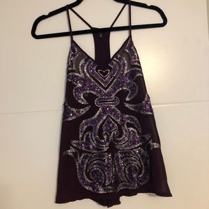 Express sequin tank